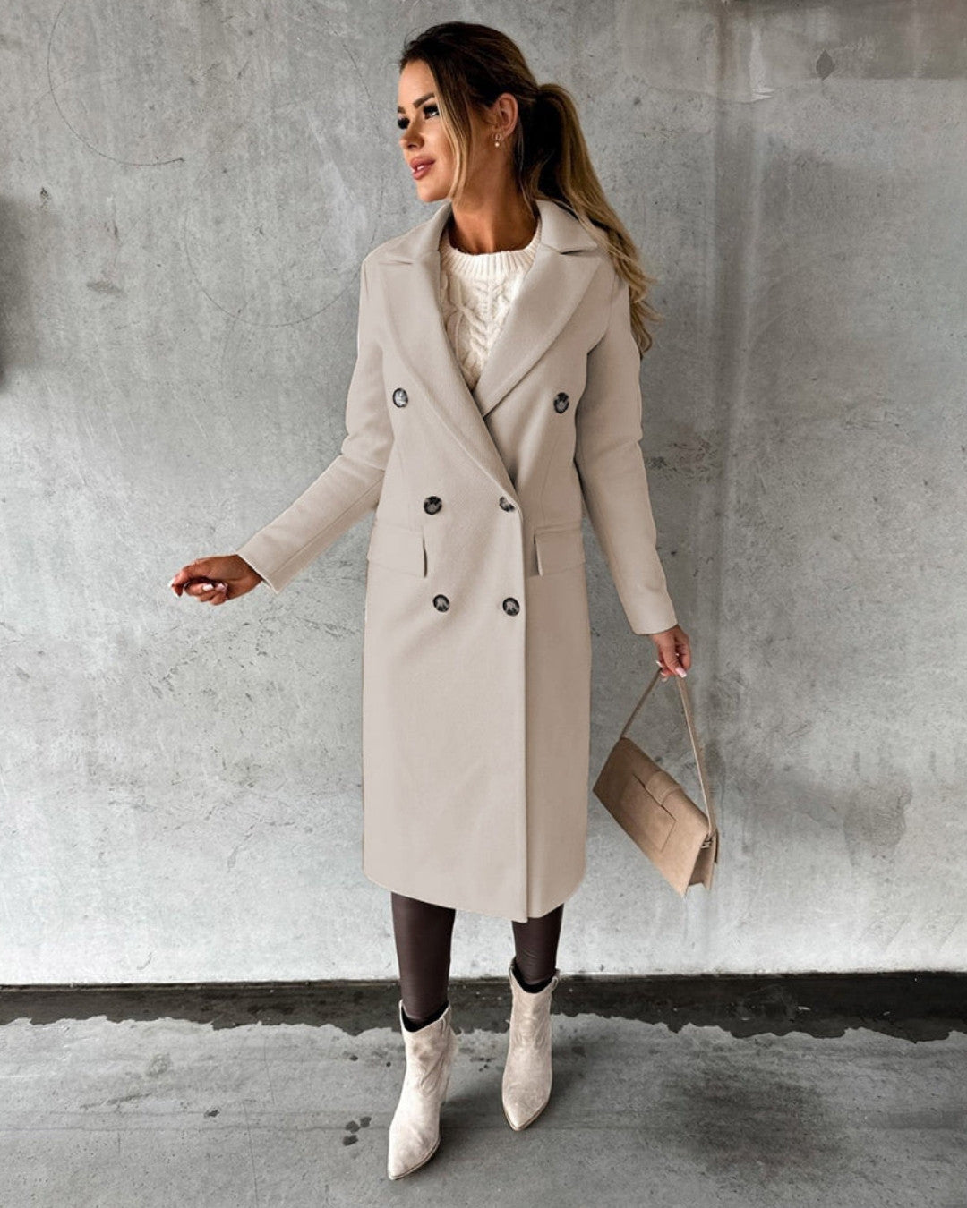 Elegante winterjas dames met warme voering en nette uitstraling – Dames