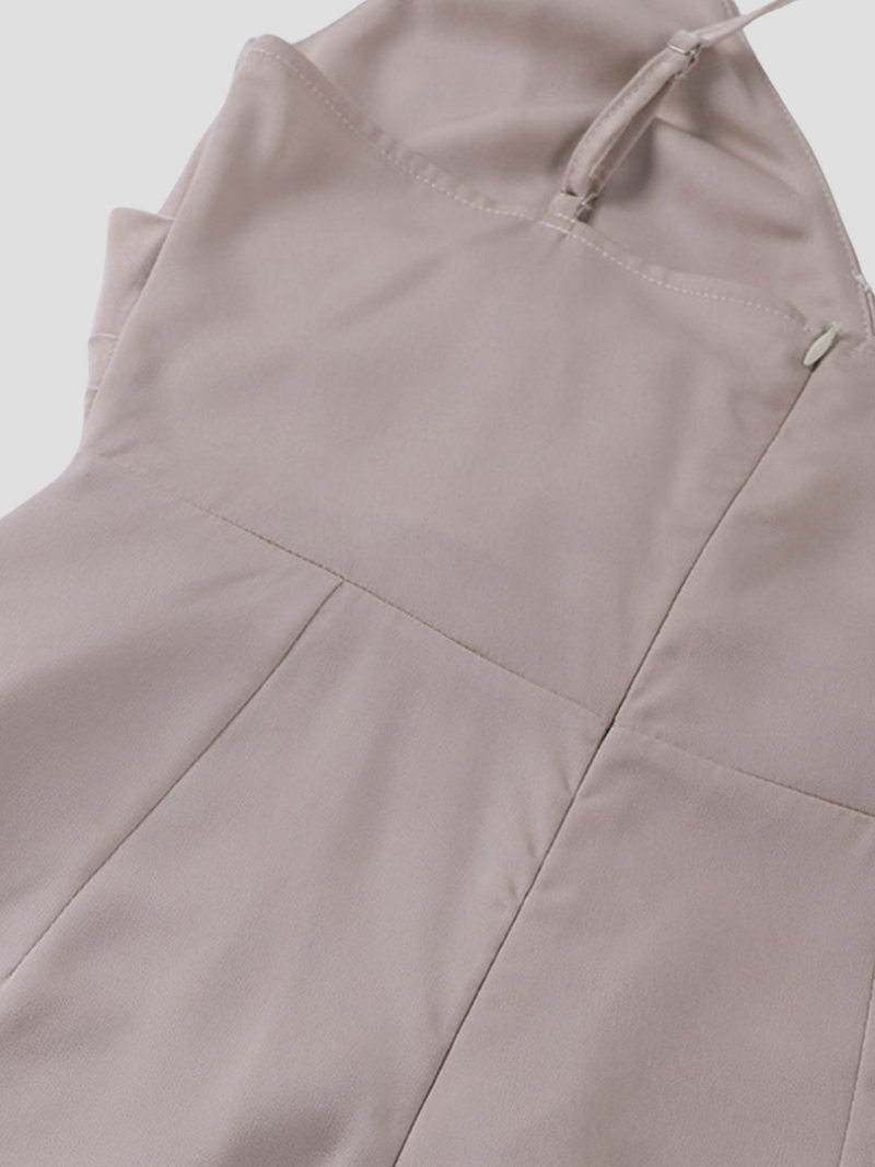 Elegante maxi zomerjurk met hoge split & v-hals - Dames