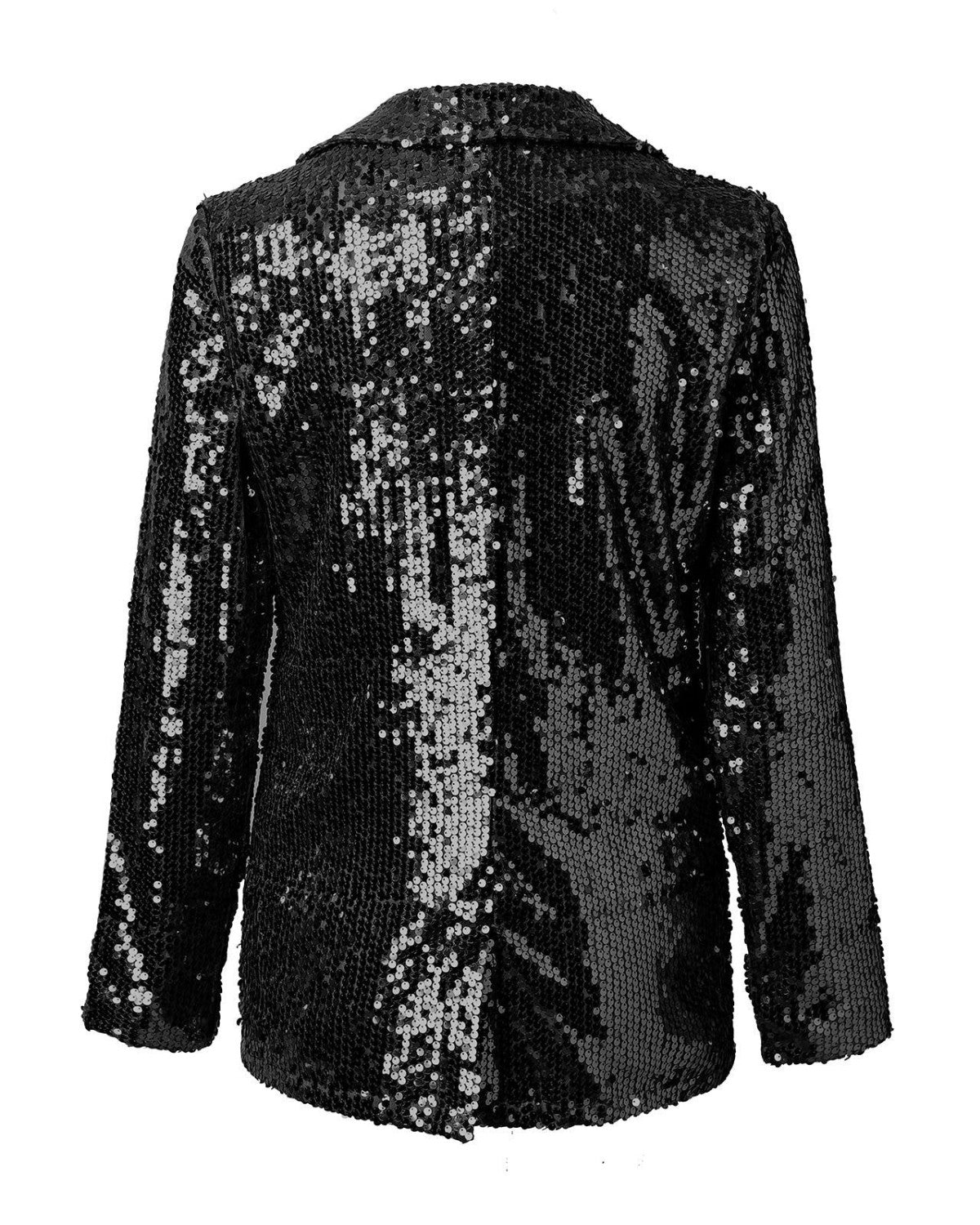 Glinsterende lange feestjas blazer - Dames