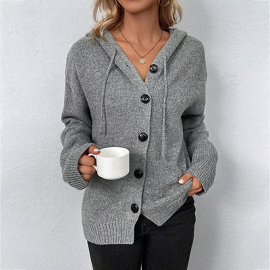 Comfortabel vest met capuchon in tijdloze kleuren – Dames