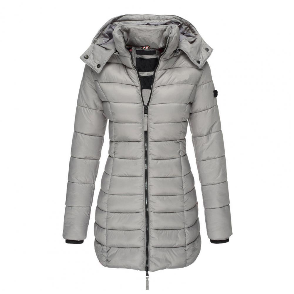 Comfortabele trenchcoat met warme capuchon – Dames
