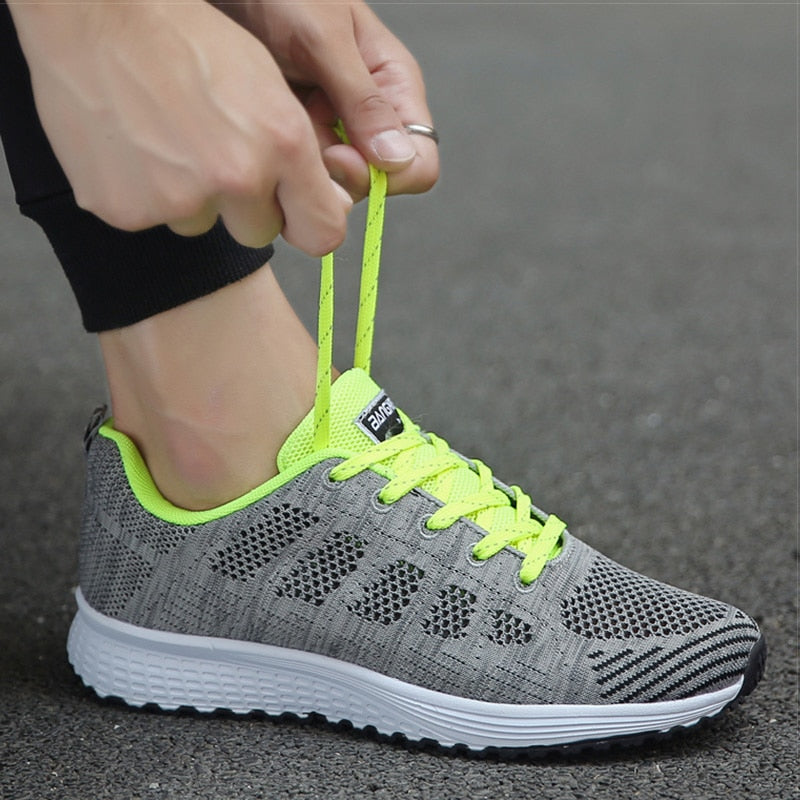Lichtgewicht sneakers met ademend materiaal – Dames