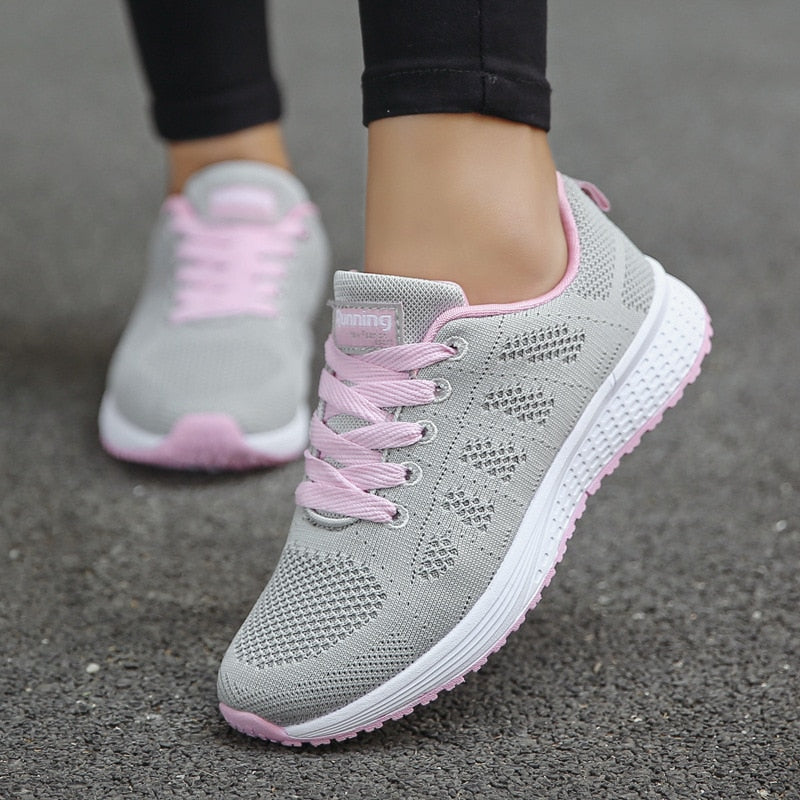 Lichtgewicht sneakers met ademend materiaal – Dames