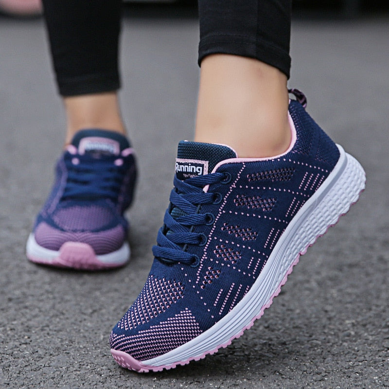 Lichtgewicht sneakers met ademend materiaal – Dames