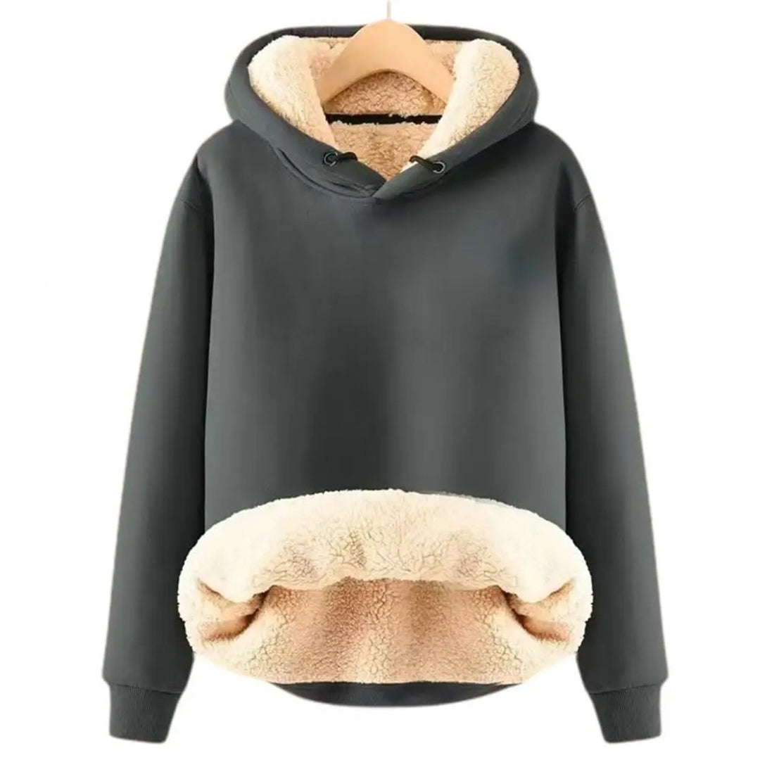 Comfortabele warme hoodie met moderne pasvorm – Dames