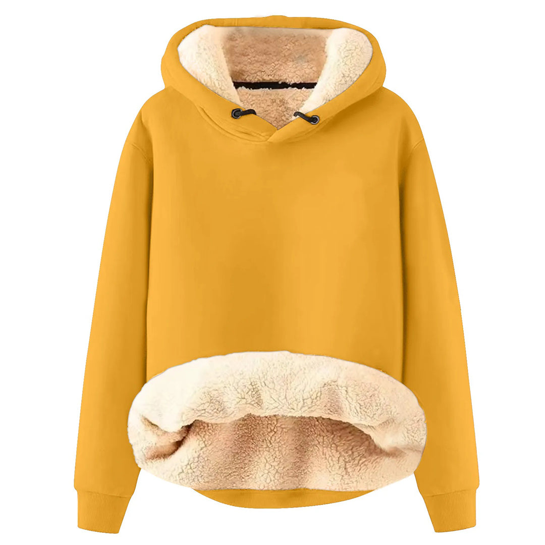 Comfortabele warme hoodie met moderne pasvorm – Dames