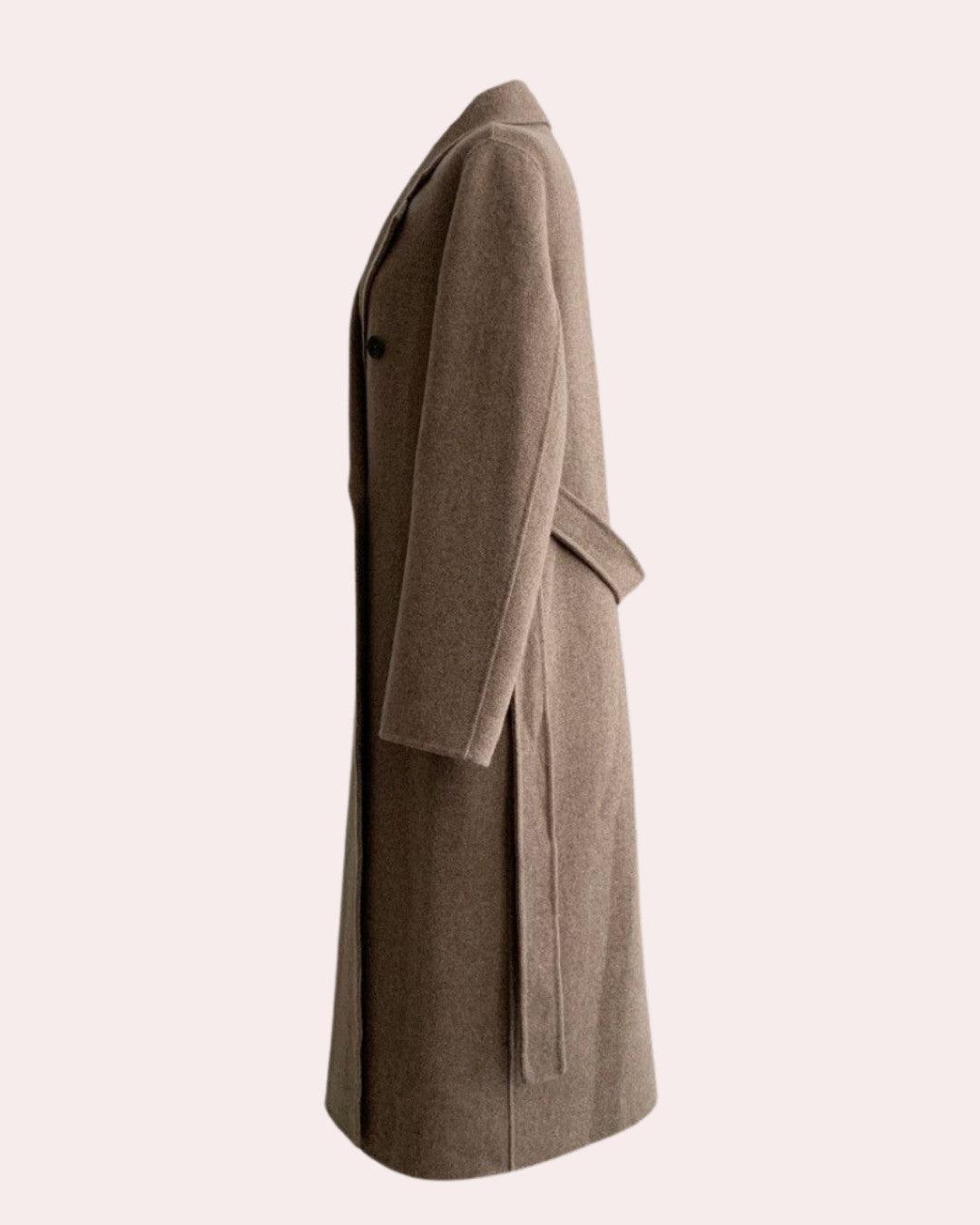 Lange winterjas met dubbele knopen en tijdloze elegantie – Dames
