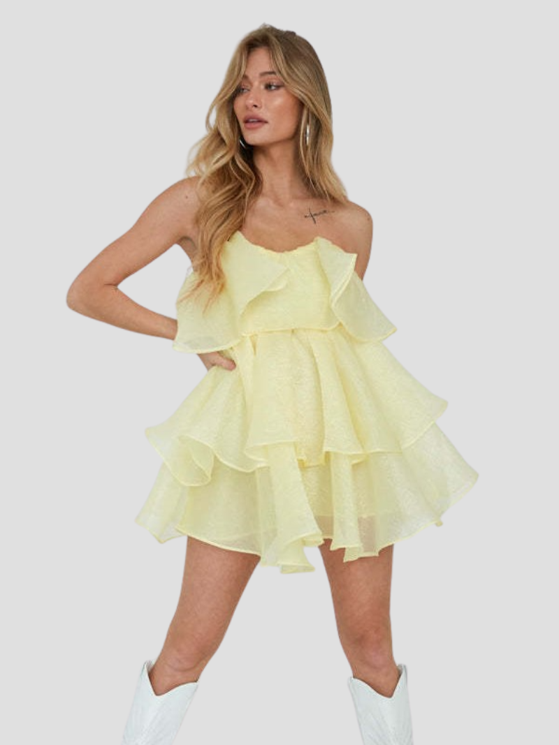 Lianne | Elegante Mini Zomerjurk Voor Dames