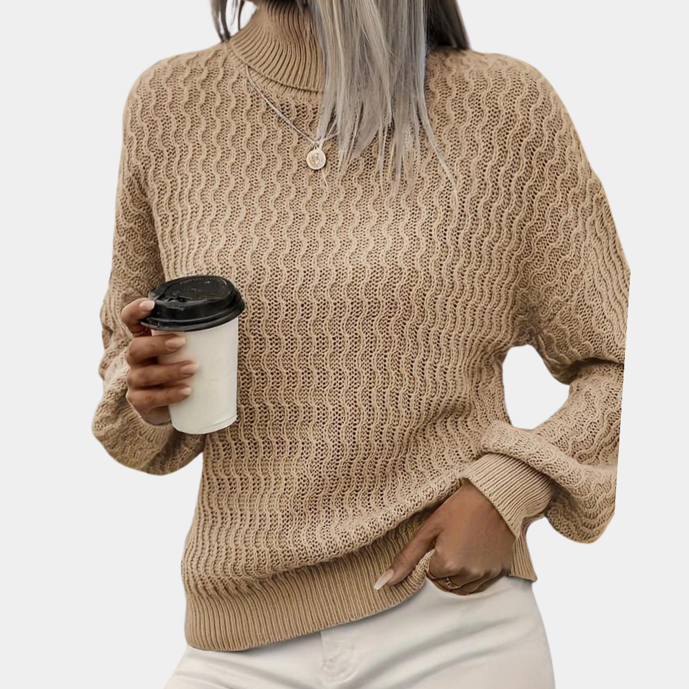 Stijlvolle coltrui met elegante pasvorm – Dames