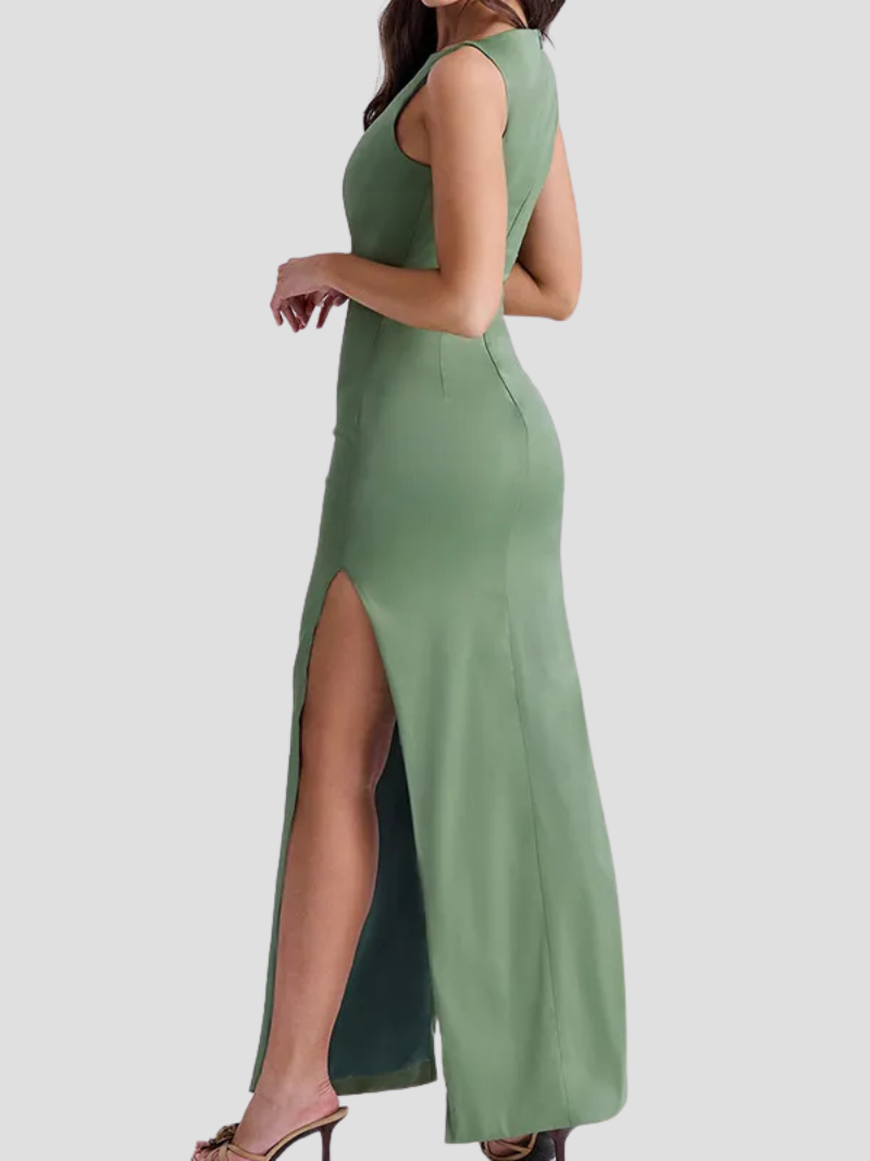 Merel | Elegante Halterjurk Voor Gala's, Bruiloften en Speciale Gelegenheden