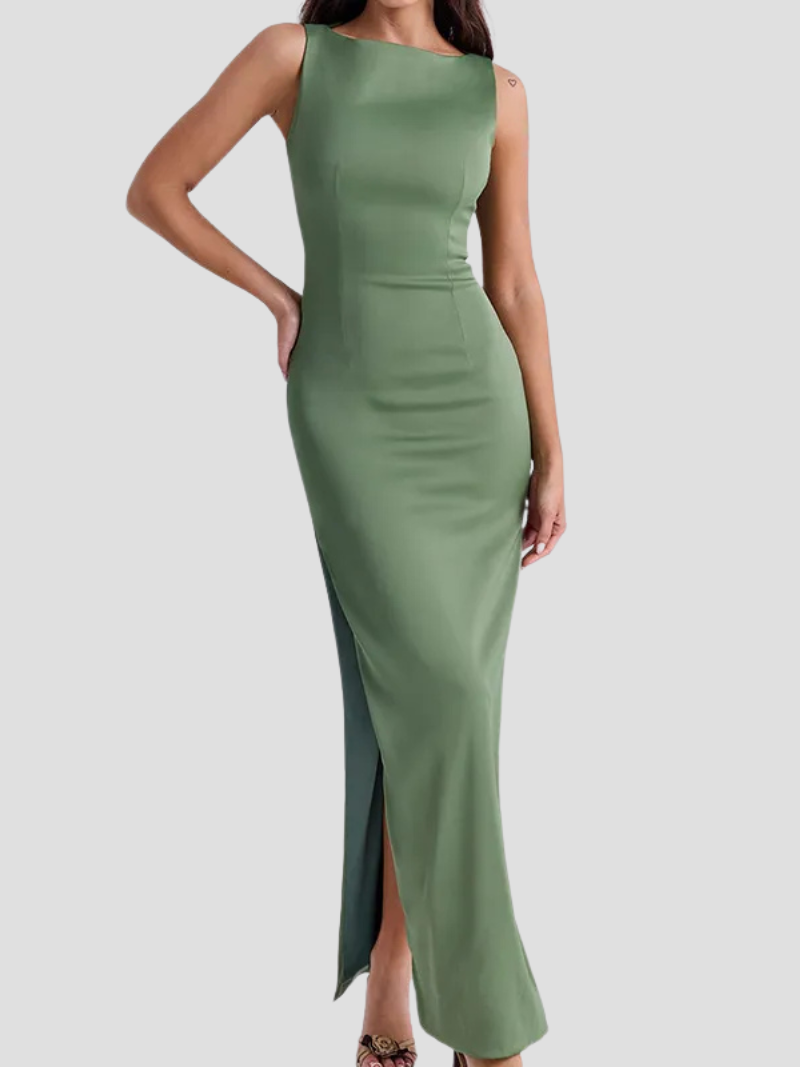 Merel | Elegante Halterjurk Voor Gala's, Bruiloften en Speciale Gelegenheden