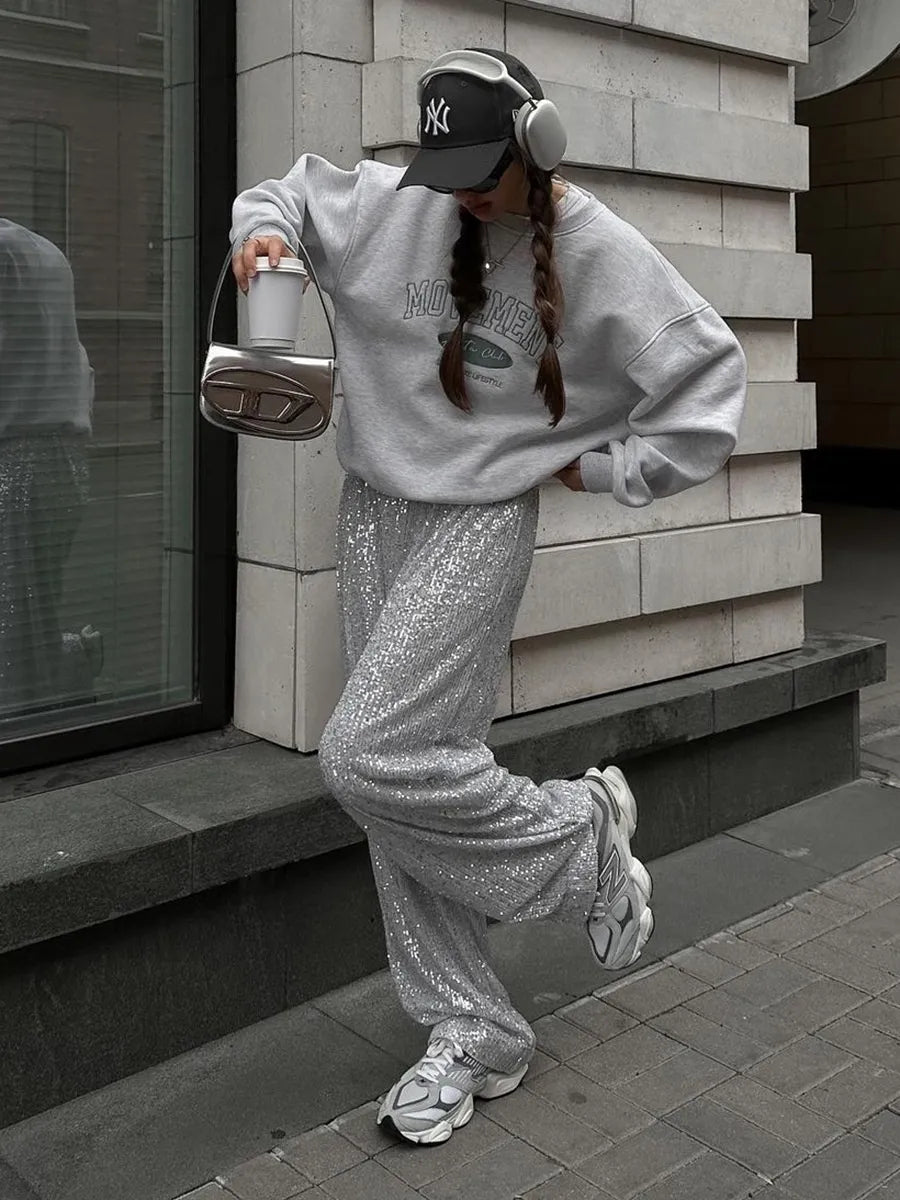Noor | Elegante Glitter Broek