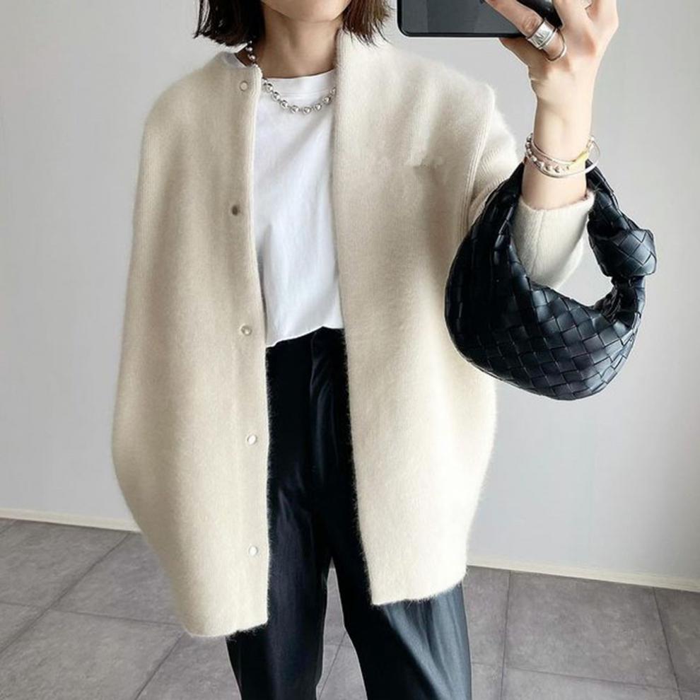 Elegante winter cardigan met warme voering – Dames
