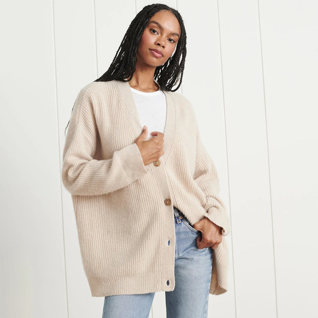 Oversized cocoon vest van zacht stof voor de herfst – Dames
