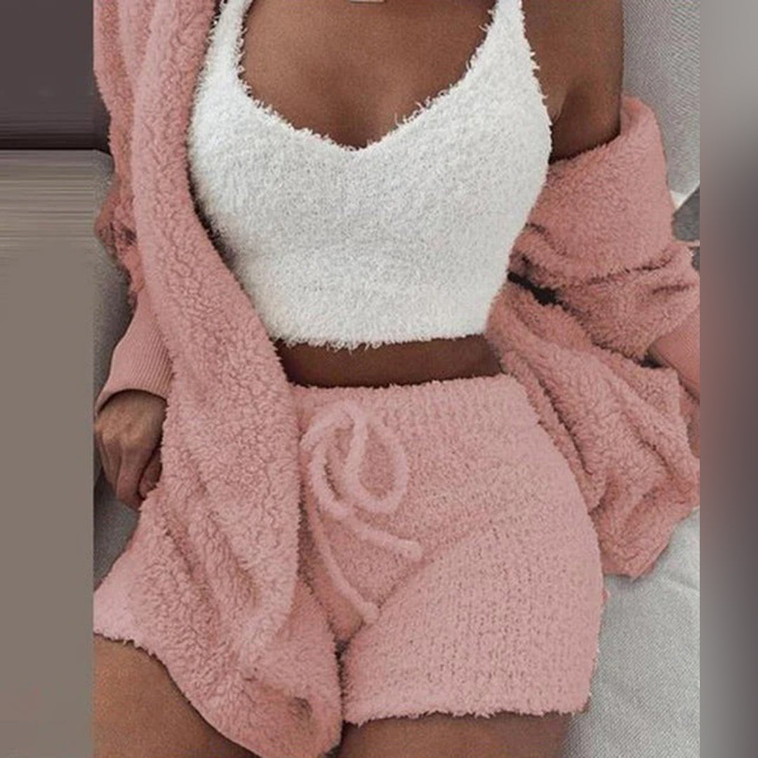 Comfortabele lounge set met capuchon – Dames