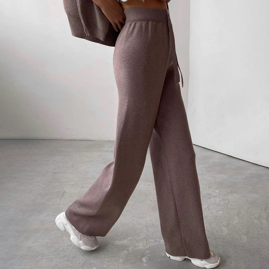 Comfortabele herfst set van polyester met elegante pasvorm – Dames