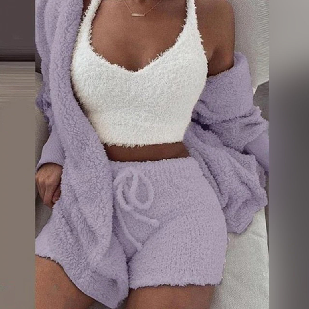 Comfortabele lounge set met capuchon – Dames