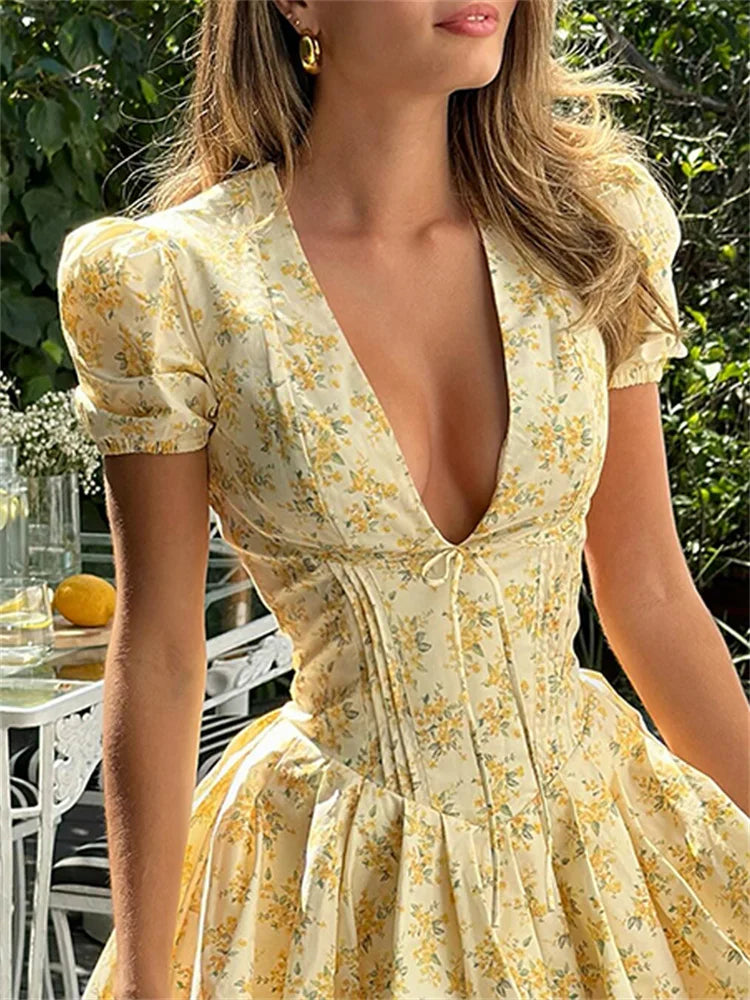 Fleur | Romantische Bloemenjurk Voor Zomerse Dagen