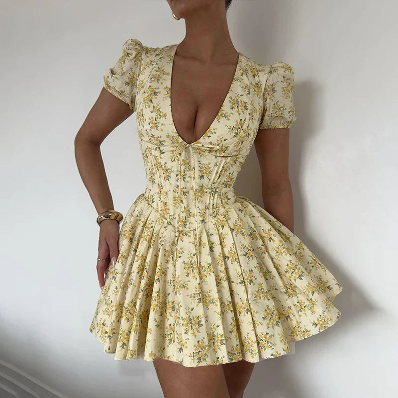 Fleur | Romantische Bloemenjurk Voor Zomerse Dagen