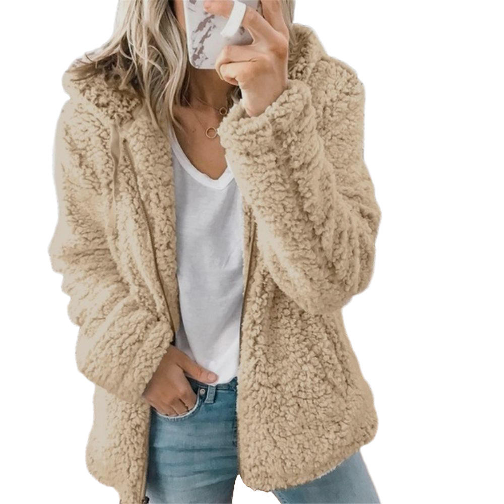 Lichte hoodie jas met warme voering – Dames