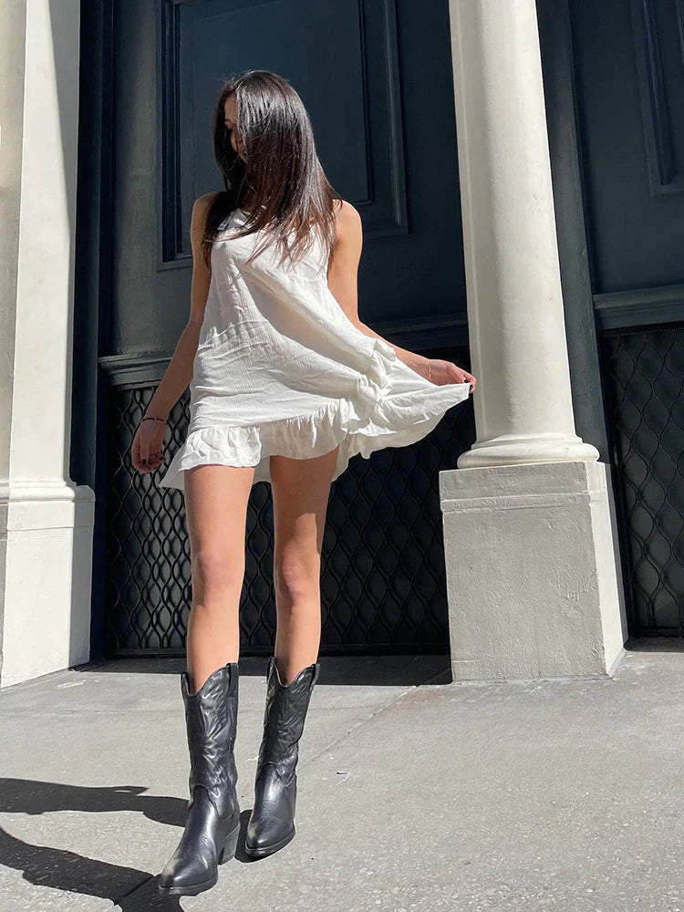 Moderne cowboylaarzen met metallic details voor een stijlvolle winterlook – Dames