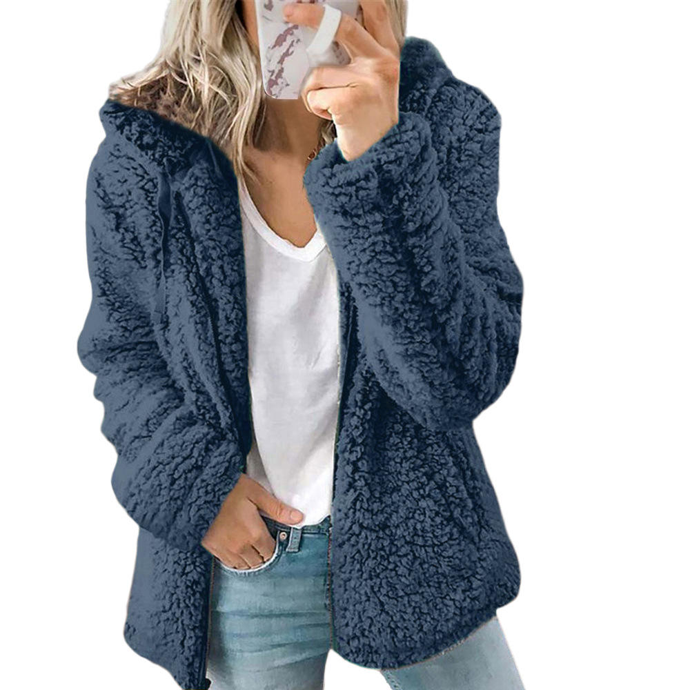 Lichte hoodie jas met warme voering – Dames