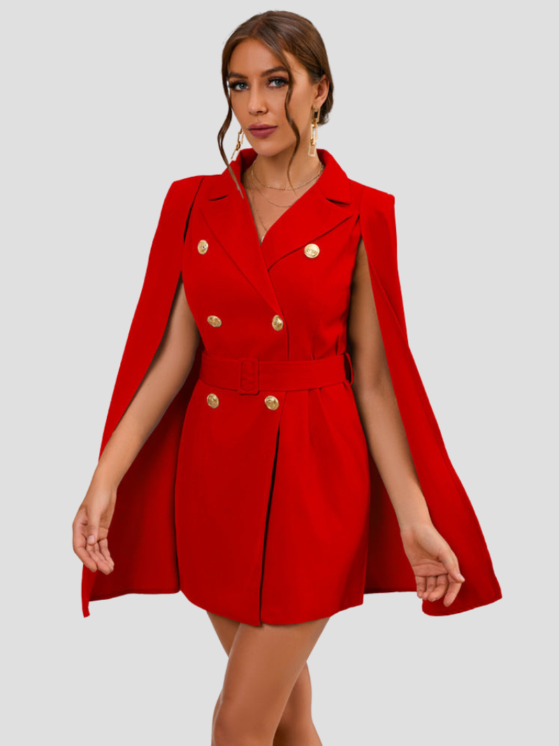 Sabine | Cape Blazer Dress