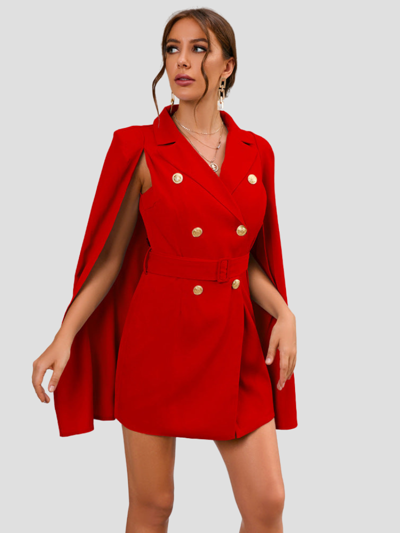 Sabine | Cape Blazer Dress