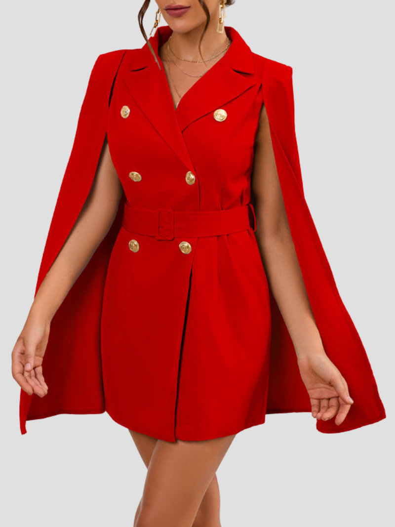 Sabine | Cape Blazer Dress