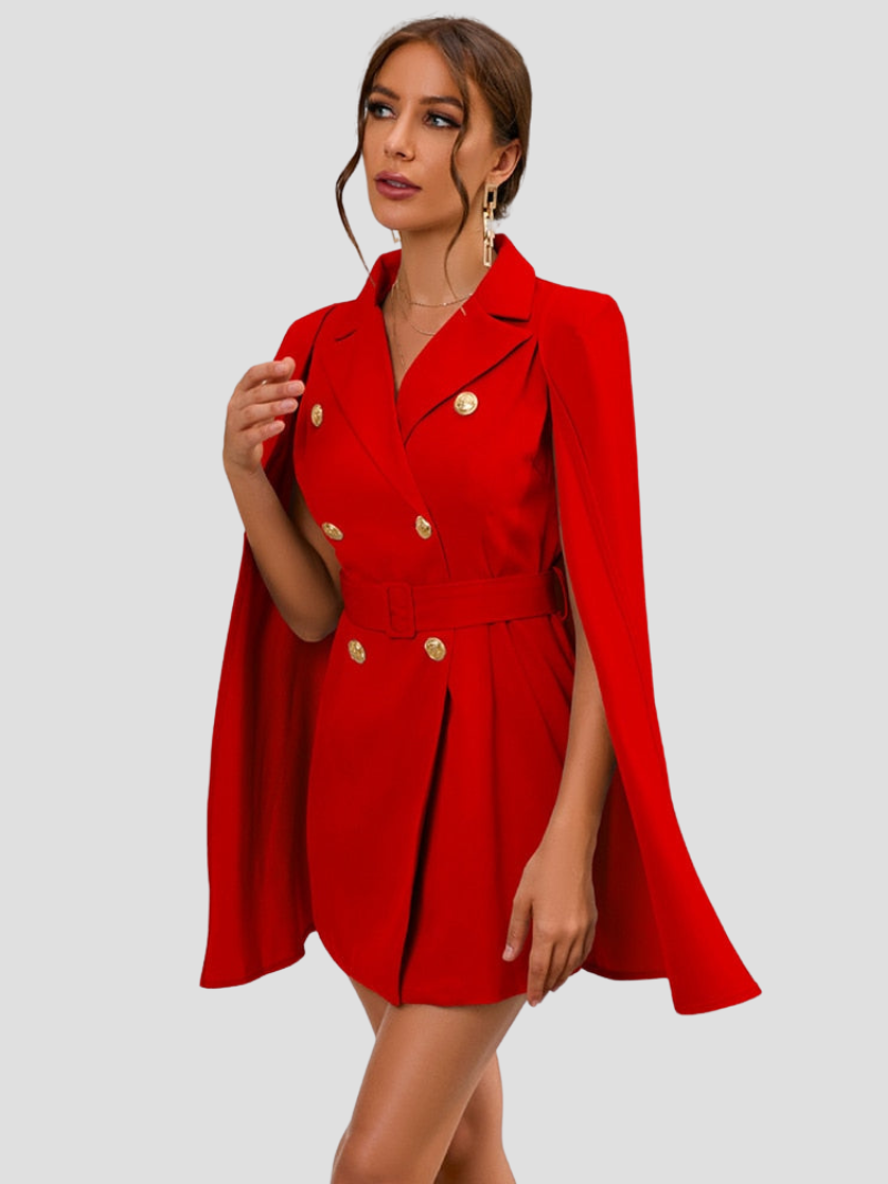 Sabine | Cape Blazer Dress