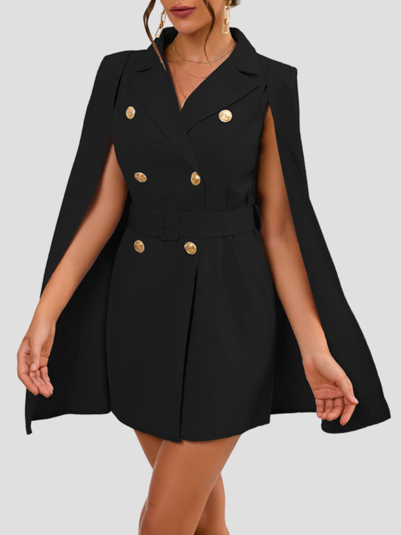 Sabine | Cape Blazer Dress