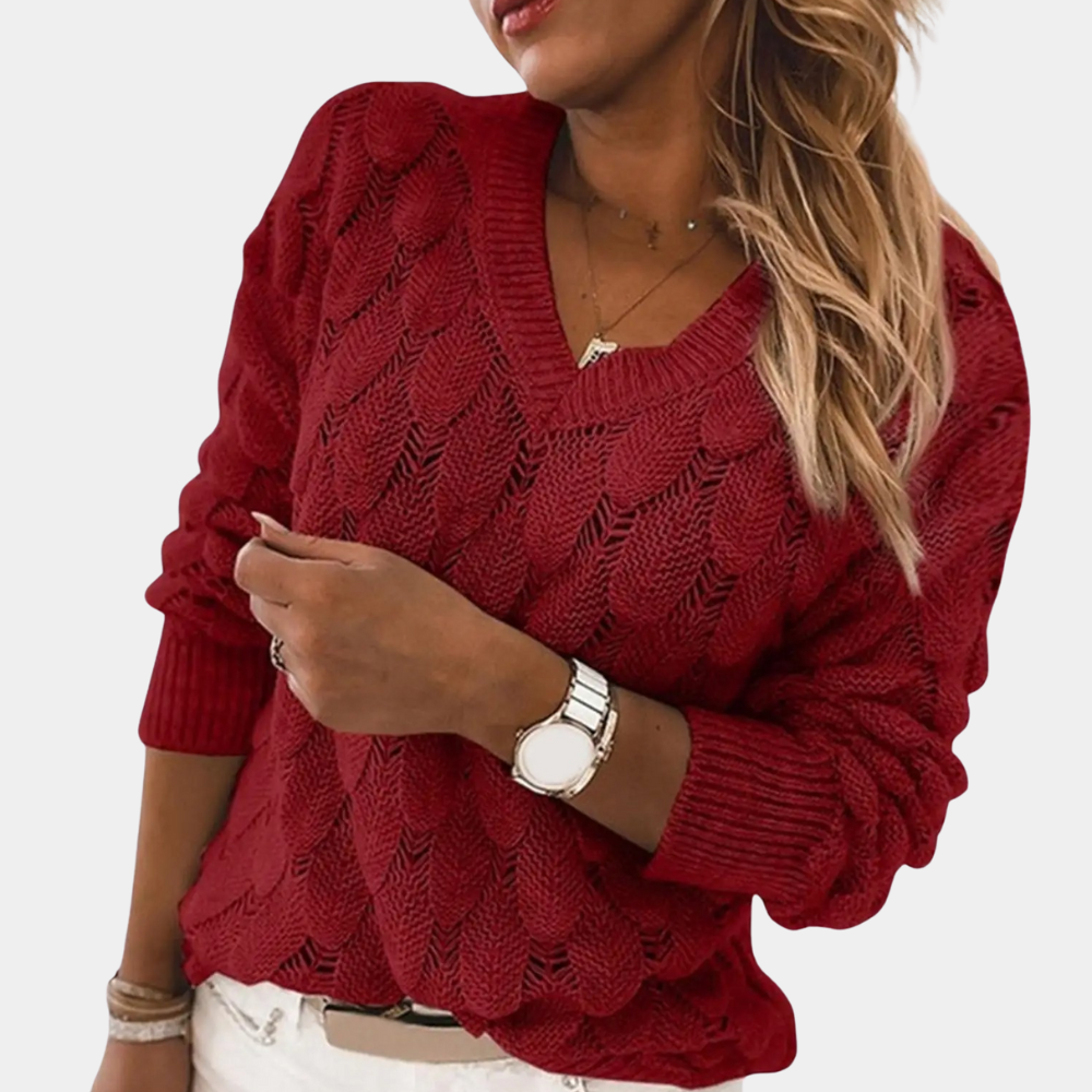 Essentiële gebreide trui met tijdloos design – Dames