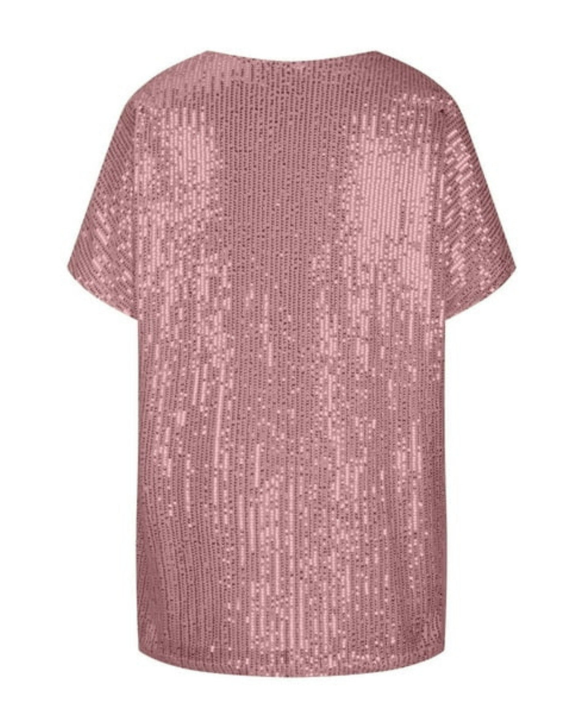 Stijlvol glinsterend pailletten t-shirt voor stralende feesten - Dames
