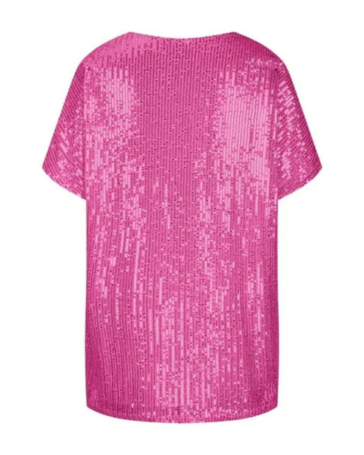 Stijlvol glinsterend pailletten t-shirt voor stralende feesten - Dames