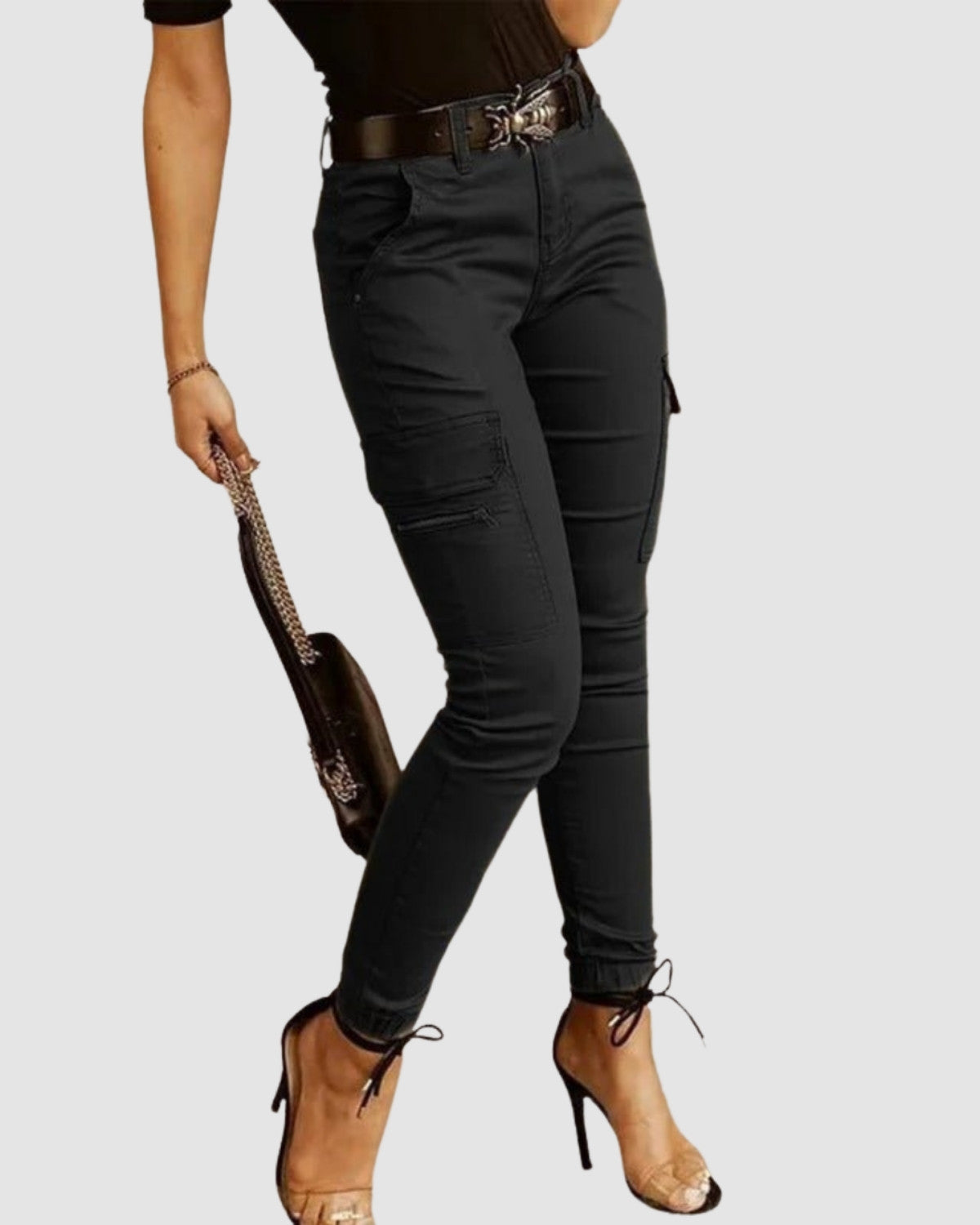 Stijlvolle cargo jeans - Dames