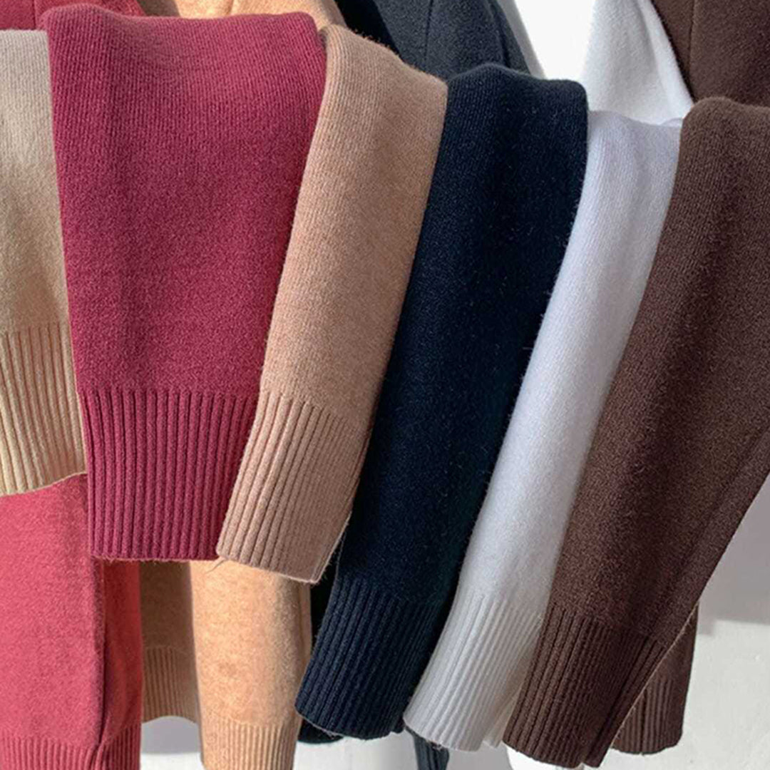Comfortabele warme trui met eigentijdse print – Dames