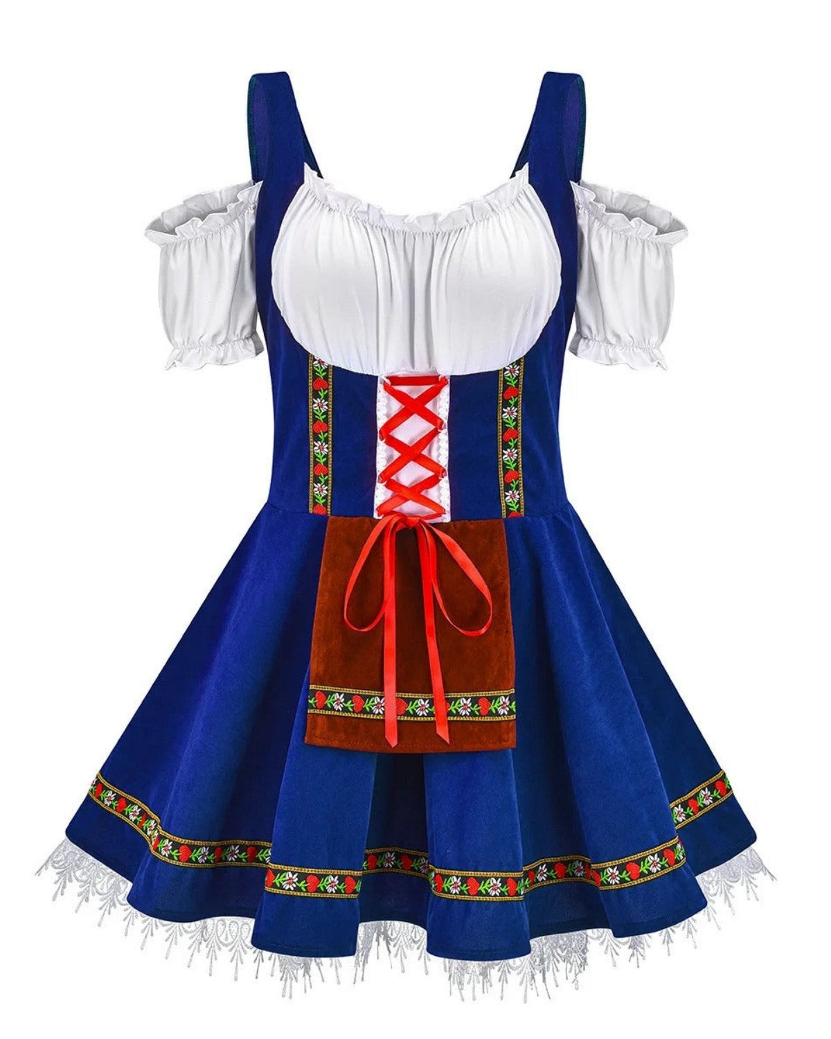 Traditionele Oktoberfest outfit met dirndl en lederhosen – Dames