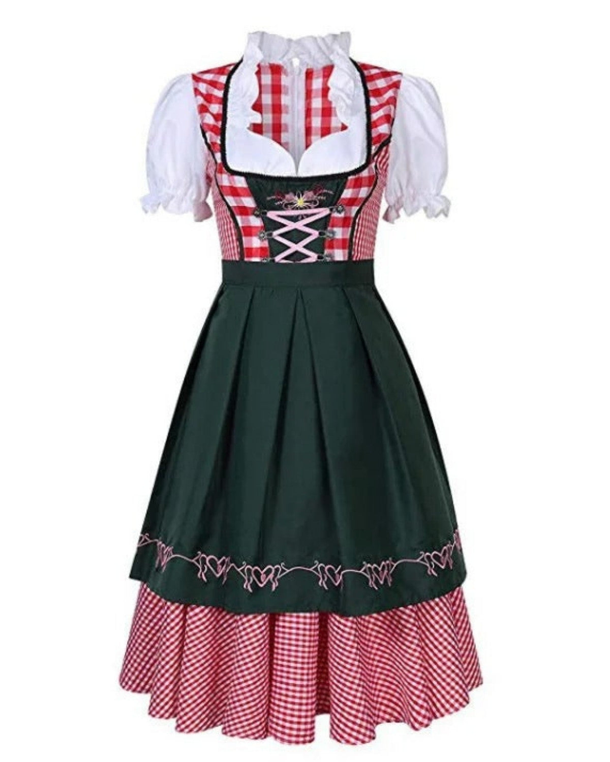 Traditionele Oktoberfest outfit met dirndl en lederhosen – Dames
