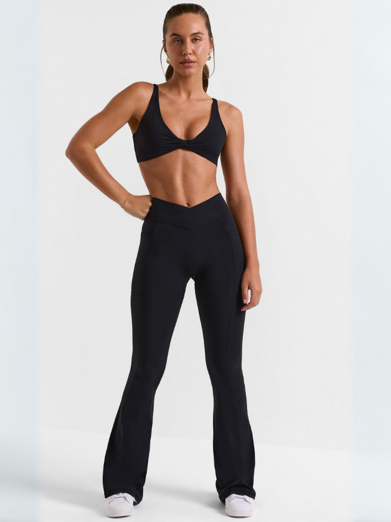 Uitlopende legging met hoge taille en shaping effect – Dames