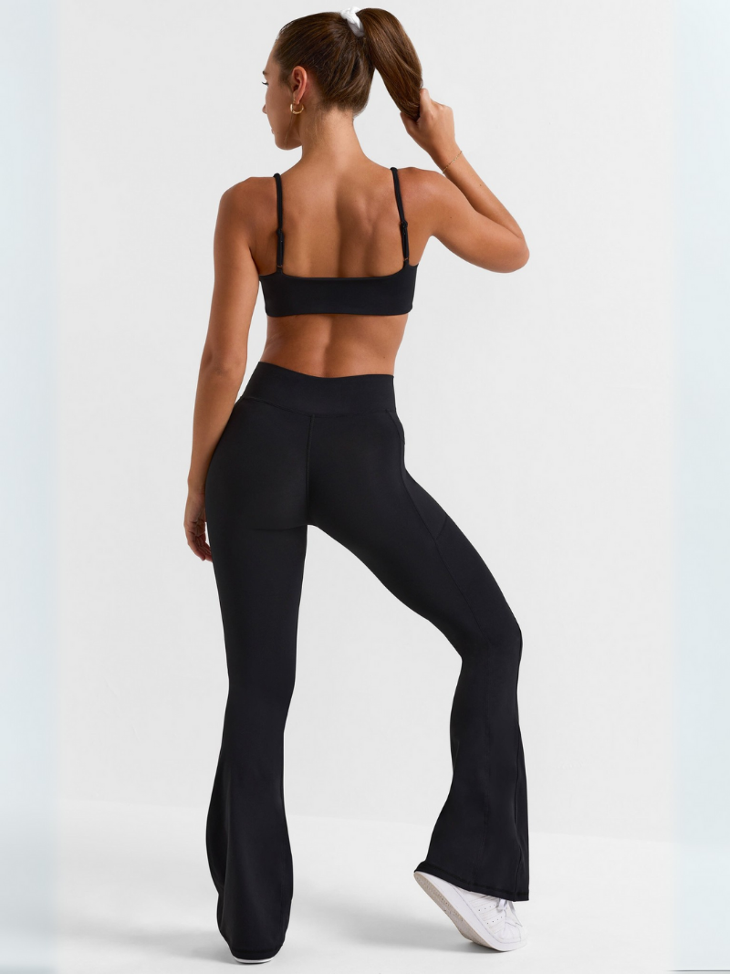 Uitlopende legging met hoge taille en shaping effect – Dames