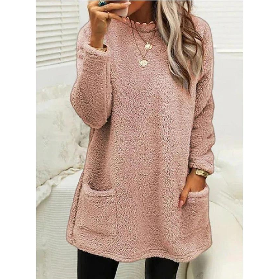 Comfortabele oversized herfsttrui met casual pasvorm – Dames
