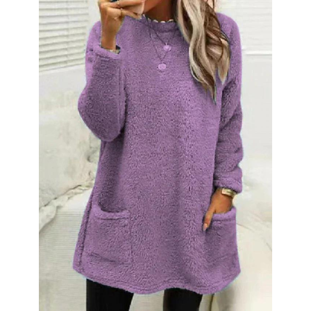 Comfortabele oversized herfsttrui met casual pasvorm – Dames