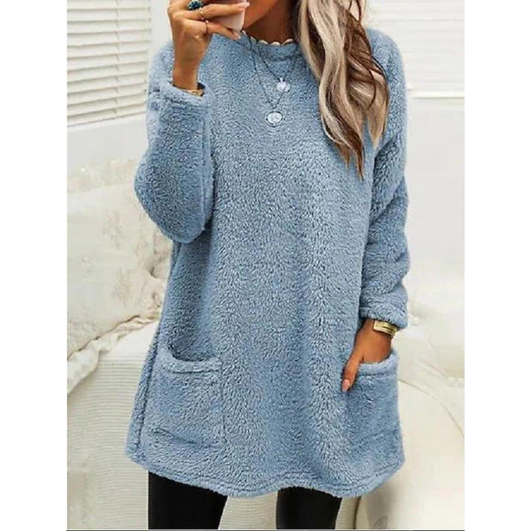 Comfortabele oversized herfsttrui met casual pasvorm – Dames