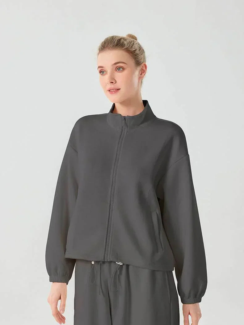 Comfortabel herfst vest met ritssluiting en steekzakken – Dames