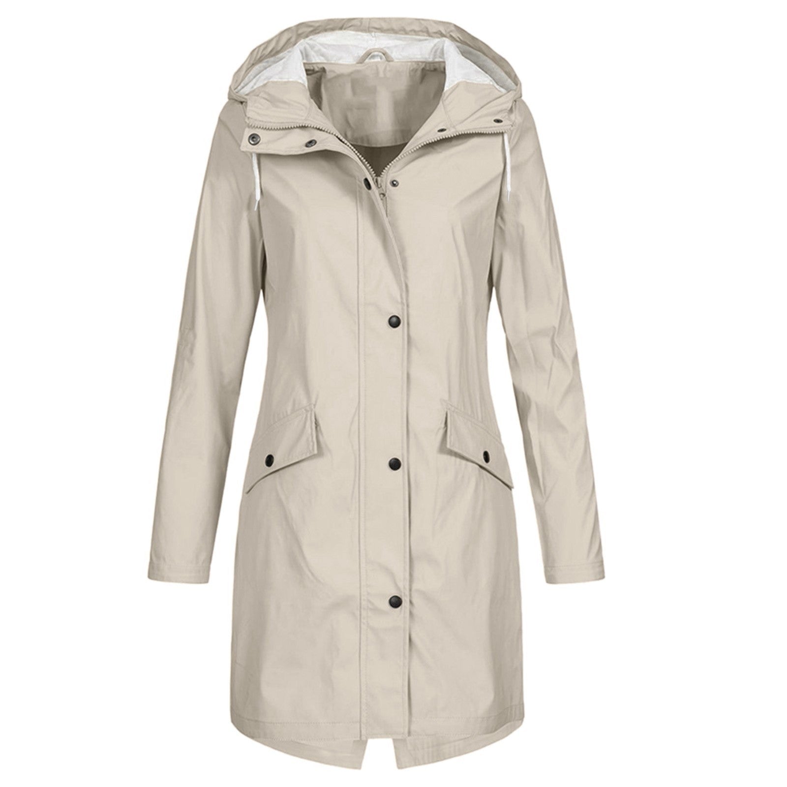 Modieuze winddichte regenjas met elegant design – Dames