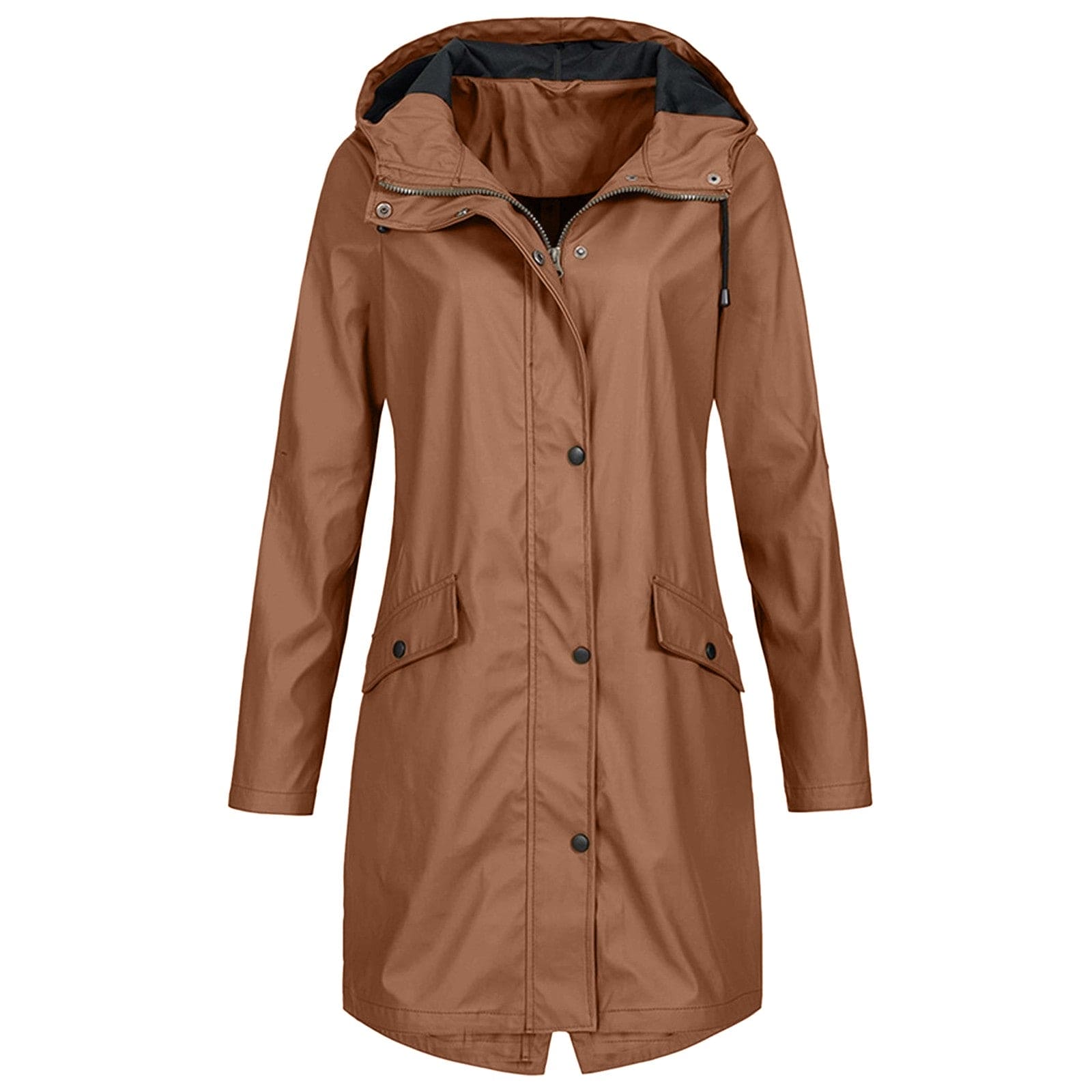 Modieuze winddichte regenjas met elegant design – Dames