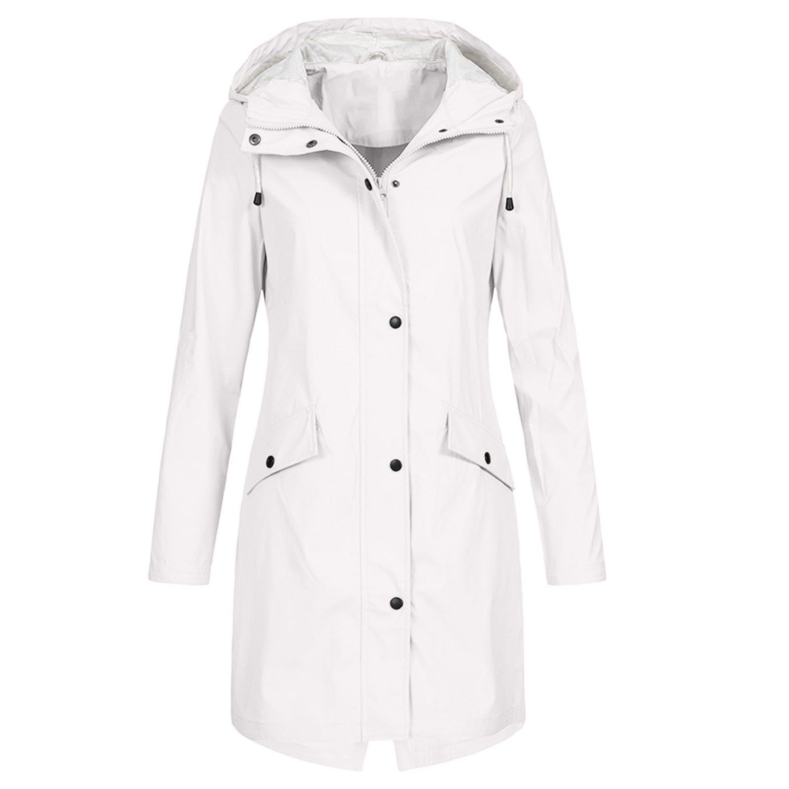 Modieuze winddichte regenjas met elegant design – Dames