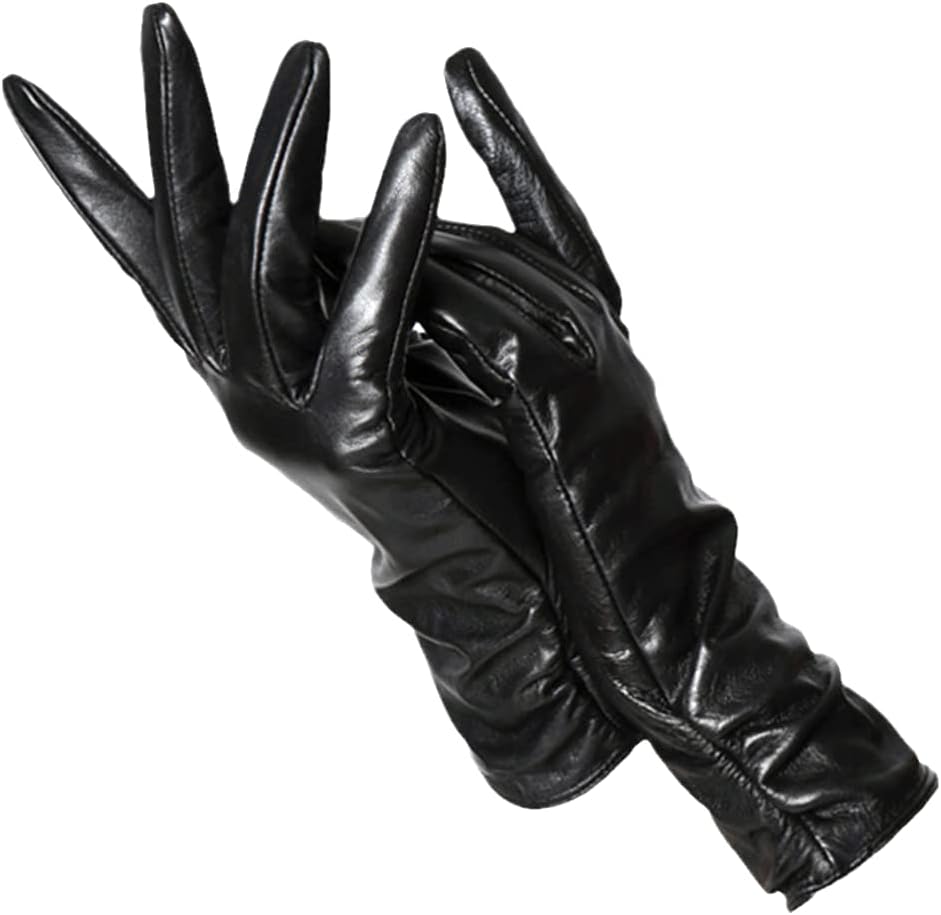 Elegante leren handschoenen met warme wollen voering voor winter – Dames
