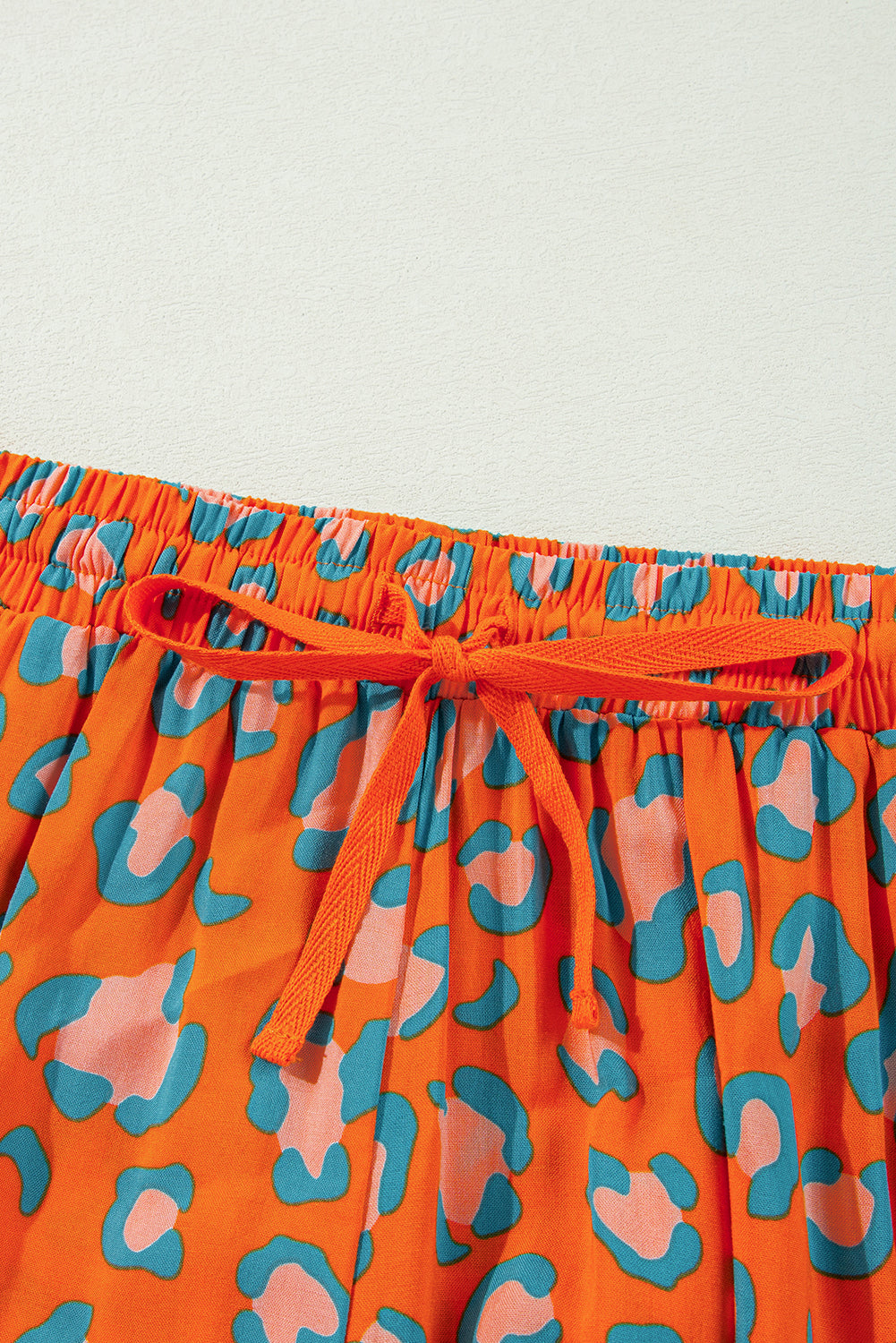 Comfortabele pyjamaset met panterprint van katoenmix voor de zomer – Dames