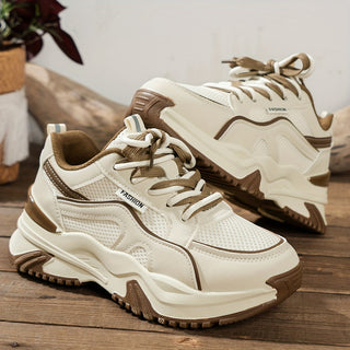 Trendy sneakers met hoge zool en comfortabele pasvorm – Dames